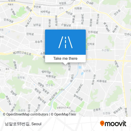 넘말로55번길 map