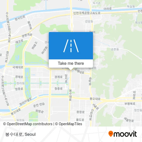 봉수대로 map