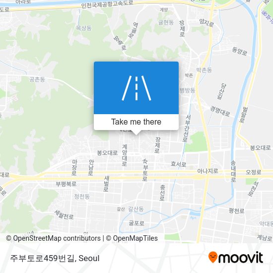 주부토로459번길 map