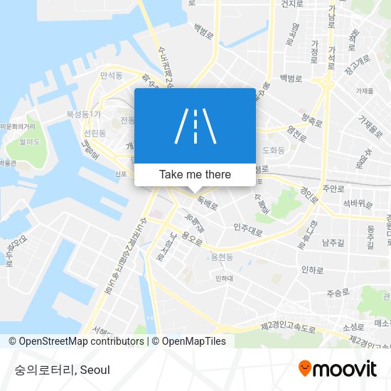 숭의로터리 map