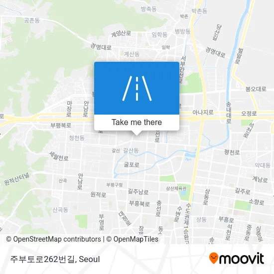 주부토로262번길 map