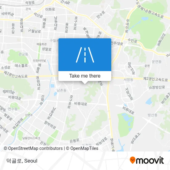 덕골로 map