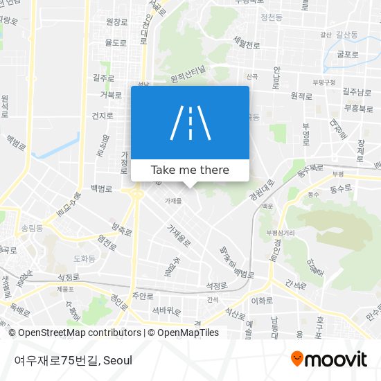 여우재로75번길 map