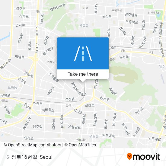 하정로16번길 map