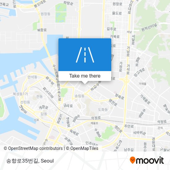송향로35번길 map