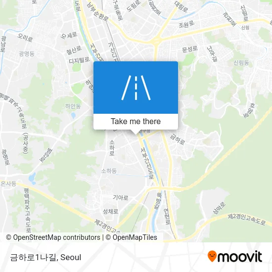 금하로1나길 map