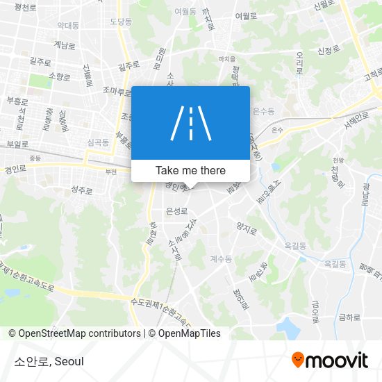 소안로 map