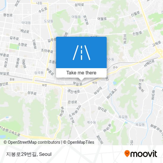 지봉로29번길 map