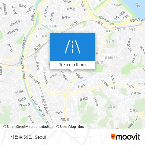 디지털로56길 map