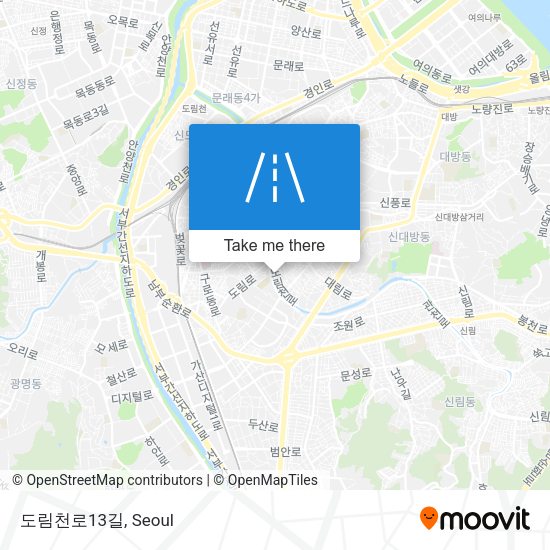 도림천로13길 map