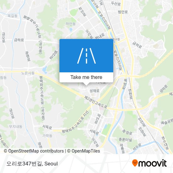 오리로347번길 map