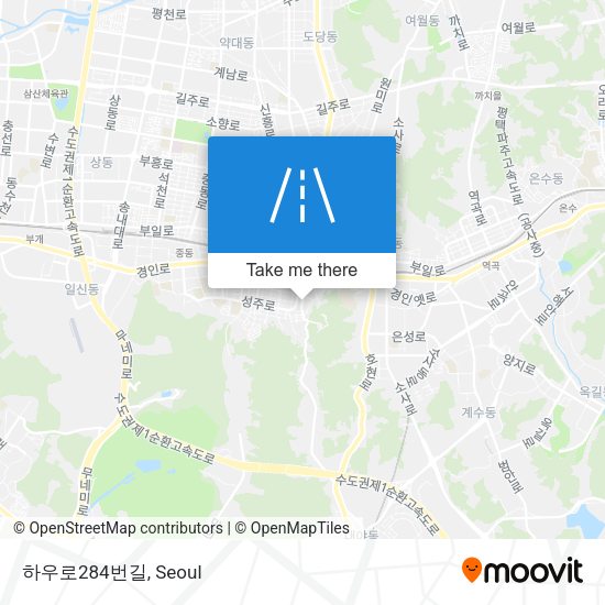 하우로284번길 map