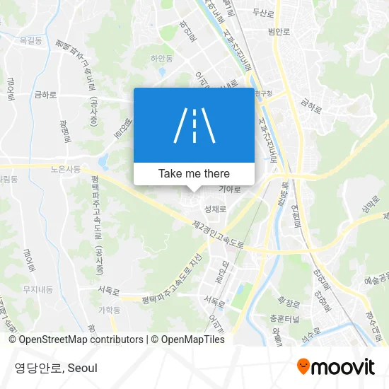 영당안로 map