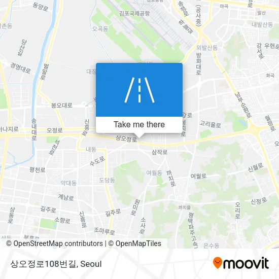 상오정로108번길 map