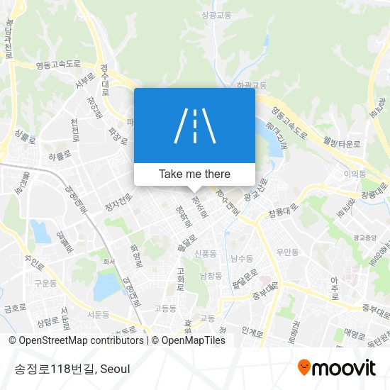 송정로118번길 map