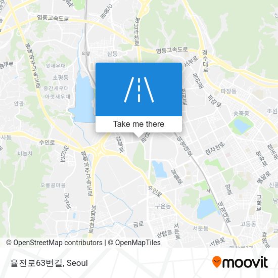 율전로63번길 map