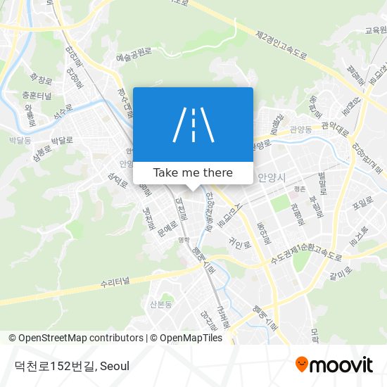 덕천로152번길 map