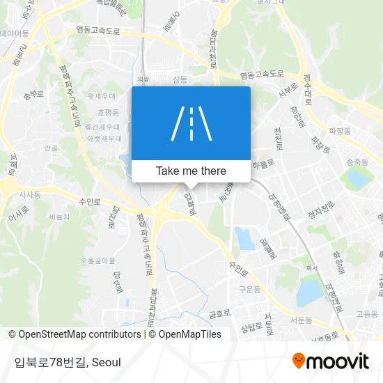 입북로78번길 map