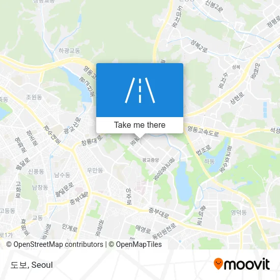 도보 map