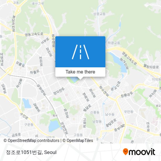 정조로1051번길 map