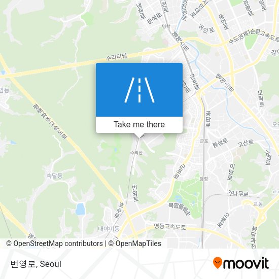 번영로 map