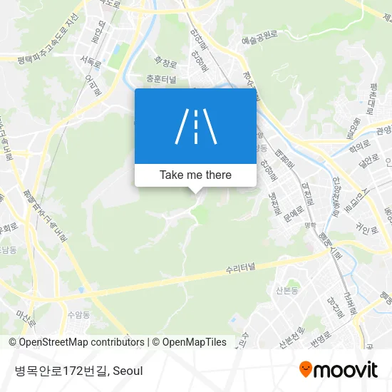 병목안로172번길 map