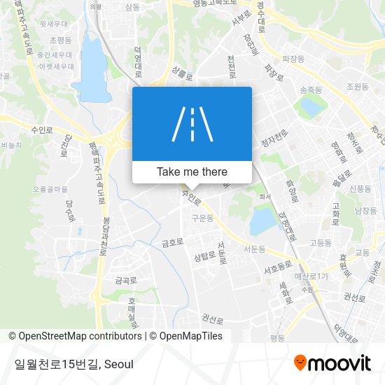 일월천로15번길 map