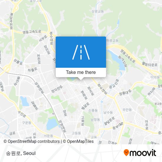 송원로 map