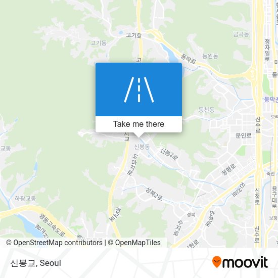 신봉교 map