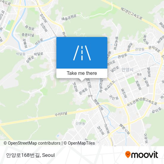 안양로168번길 map