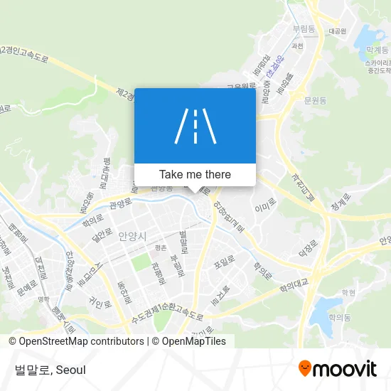 벌말로 map