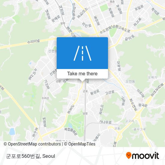 군포로560번길 map