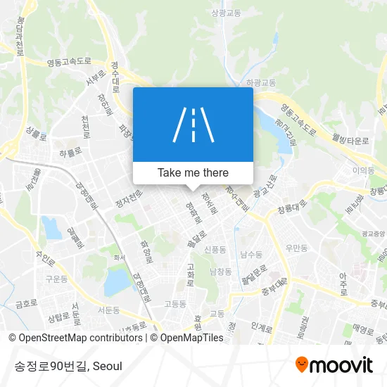 송정로90번길 map