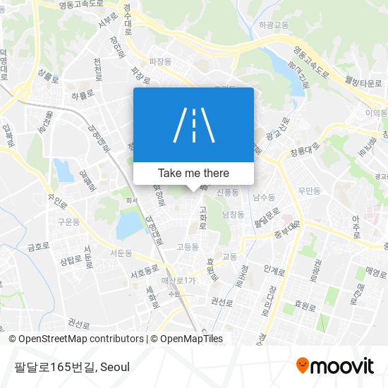 팔달로165번길 map