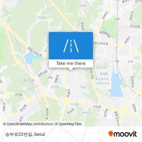 송부로22번길 map