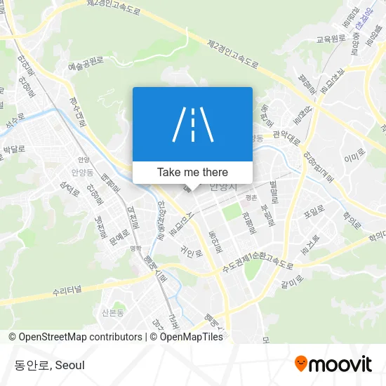 동안로 map
