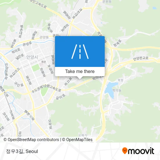 정우3길 map