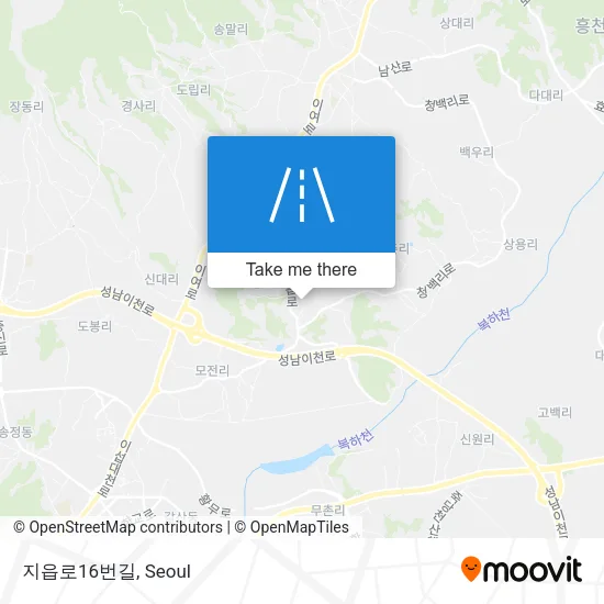 지읍로16번길 map