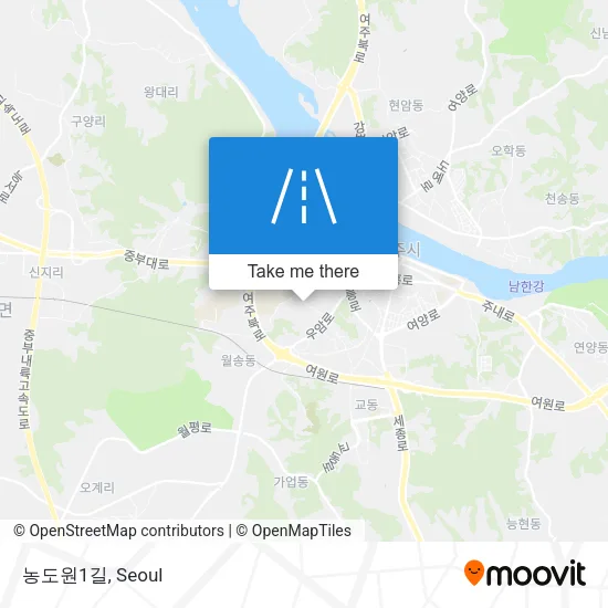 농도원1길 map