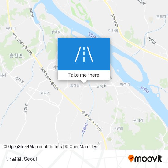 밤골길 map