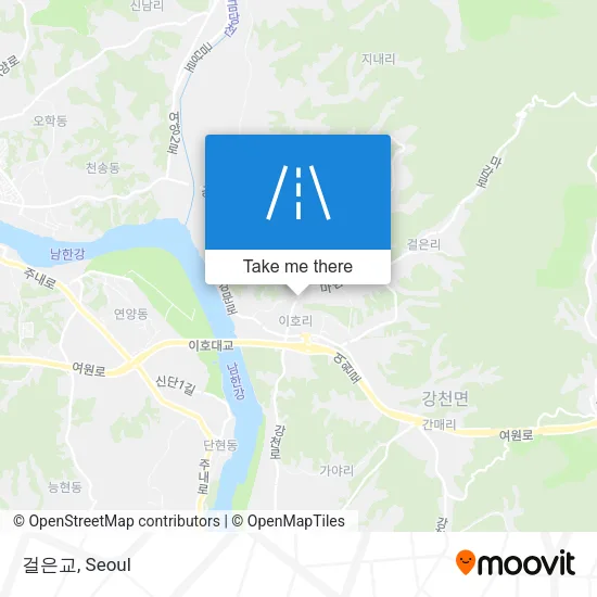 걸은교 map