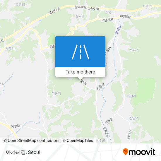 아가페길 map