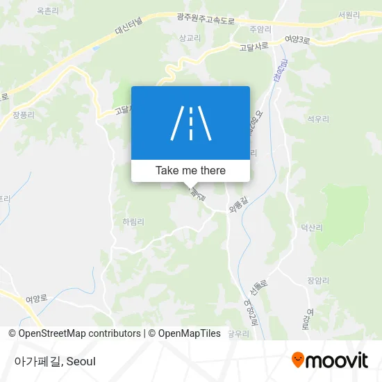 아가페길 map