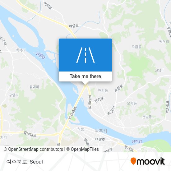 여주북로 map