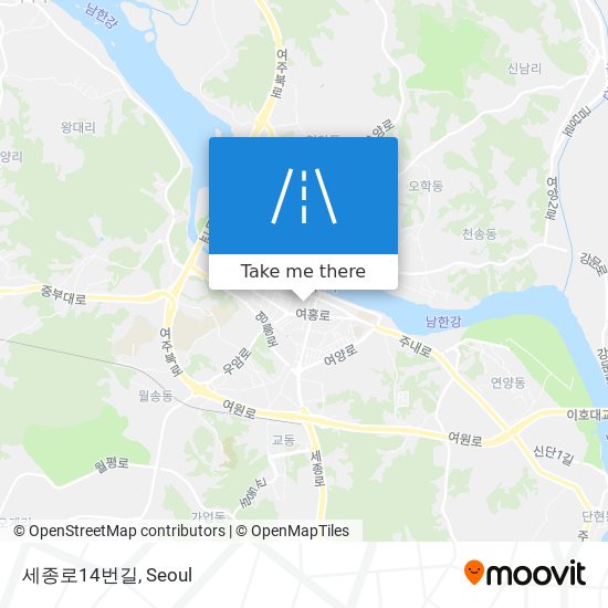 세종로14번길 map