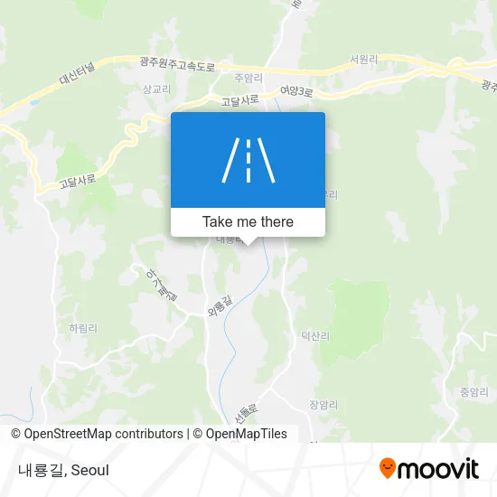 내룡길 map