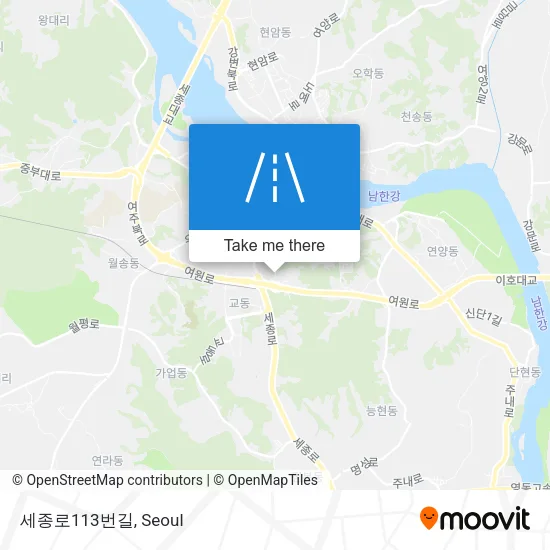 세종로113번길 map