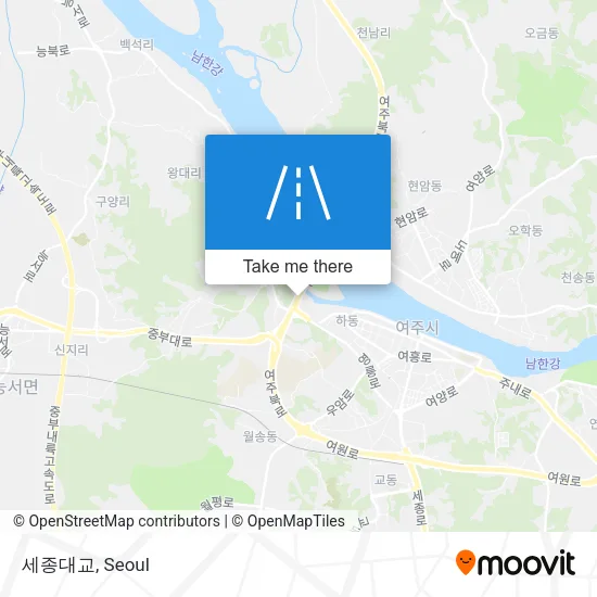 세종대교 map