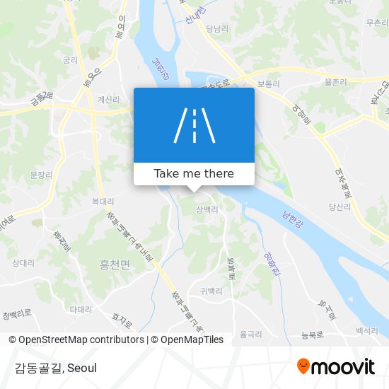 감동골길 map