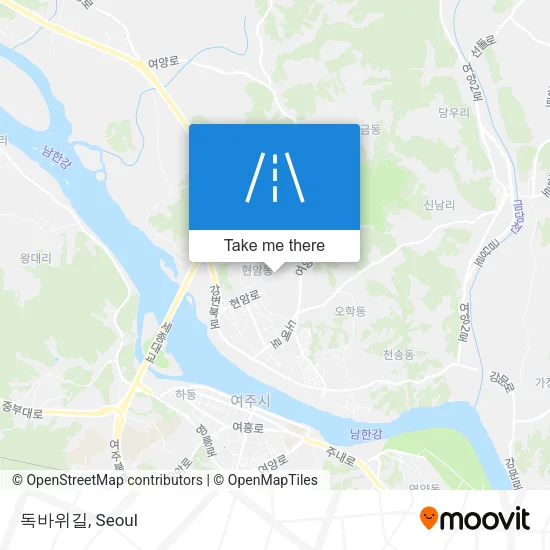 독바위길 map